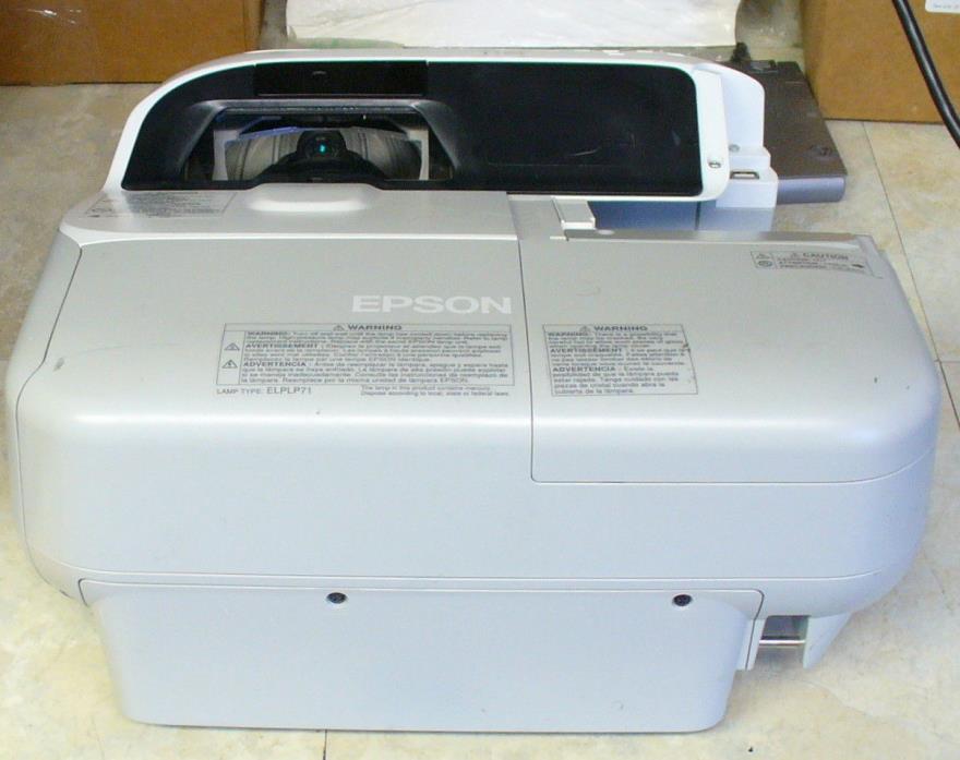 Epson PowerLite 485W 3 LCD HDMI WXGA Conference Room Projector H454A