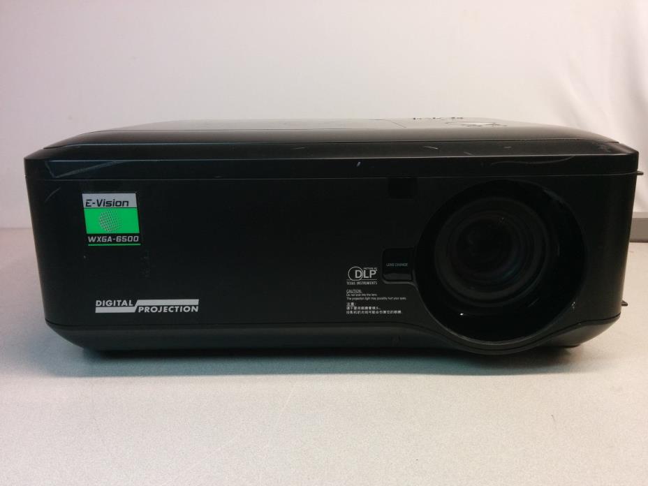 Digital Projection E-Vision WXGA 6500 Projector 427 Lamp Hours