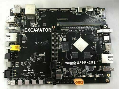 RK3399 Excavator +  Sapphire board + CPU fan + power adapter Kits