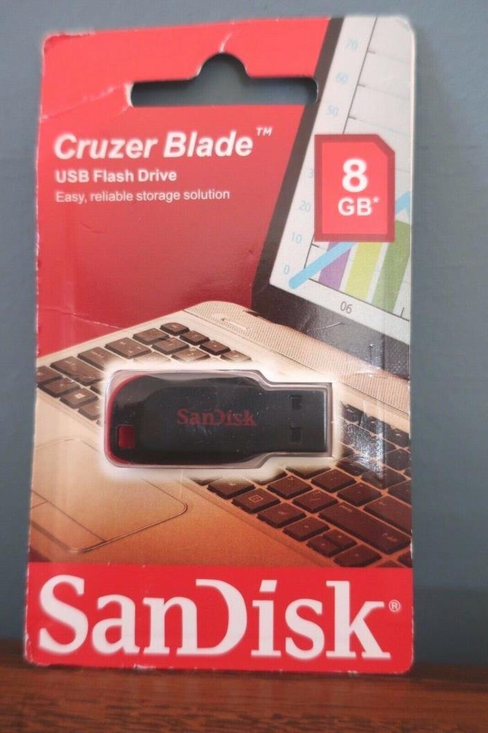 SanDisk 8GB USB SD CZ50 Cruzer Blade 8G USB Flash Drive SDCZ50-008G