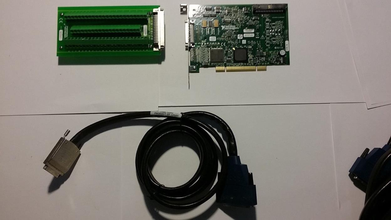 National Instruments PCI A/D board (P/N 6220) + cable + terminal block