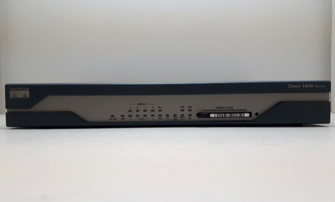 Cisco 1800 Series Integrated Service Router (1811) With 64MB Flash Card