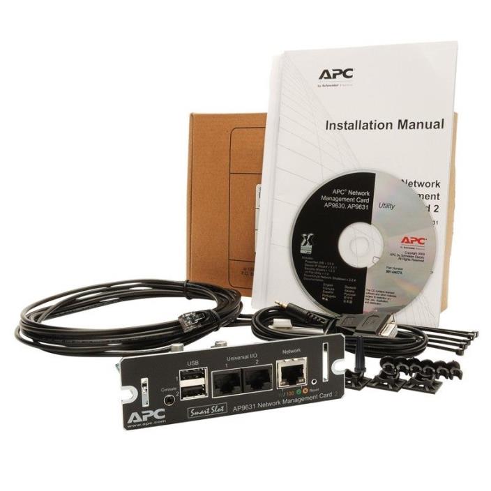 5X APC AP9631 UPS Network Management Card 2 with Environmental Monitoring