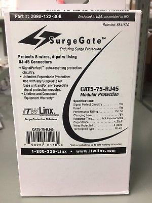 ITW Linx SurgeGate Series CAT5-75-RJ45 - Surge protector