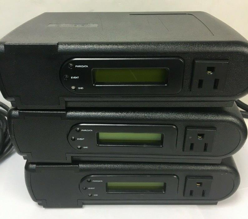 Lot of 3 Innovolt CV-TFB-2411 Surge Protector Power Manager 120V 15A