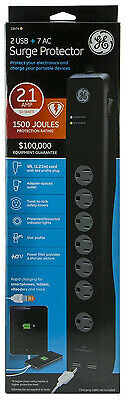 JASCO PRODUCTS COMPANY 2-USB / 7-Outlet Surge Protector 13474