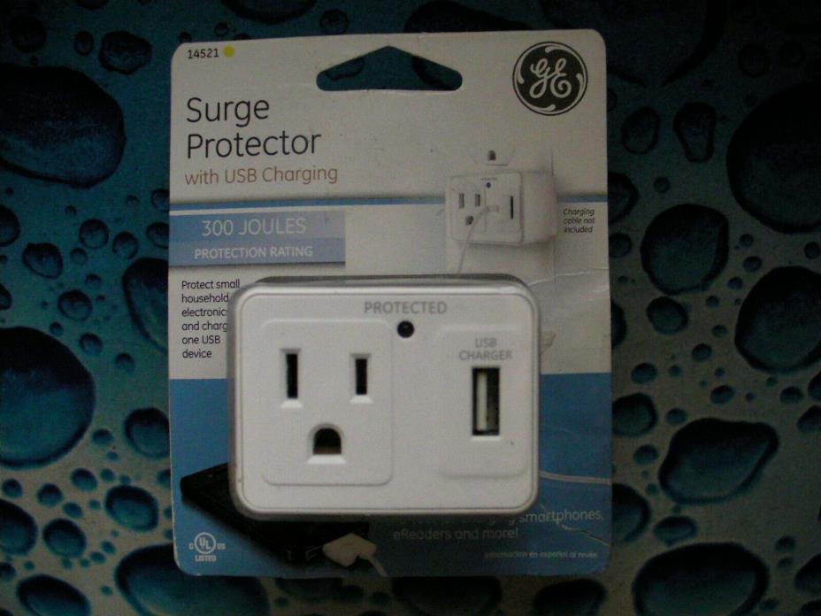 *NEW* GE Surge Protector With USB Charging 300 Joules - 14521