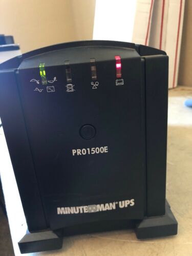 Refurbished Minuteman PRO1500E 1500VA/1050W 120V UPS Bad Battery