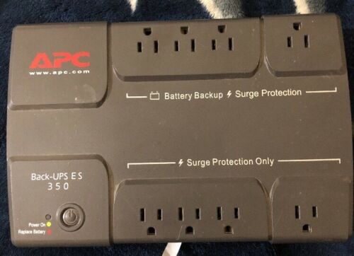 Nice APC Back-UPS ES 350 8-Outlet Battery Backup Surge Protection BE350R
