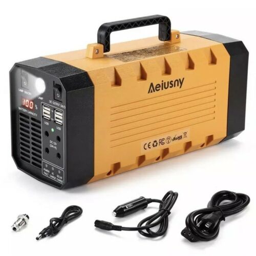 Aeiusny UPS Backup Battery 500W Portable Generator, Uninterrupted Power Supply