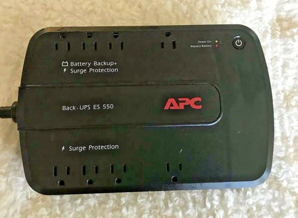 APC Back-UPS ES 550 BE550MC 550VA 330W 120V USB Battery Backup (NO BATTERY)