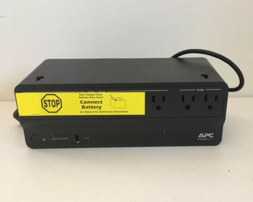 APC Back-ups 600va UPS Battery Backup & Surge Protector With USB Charging
