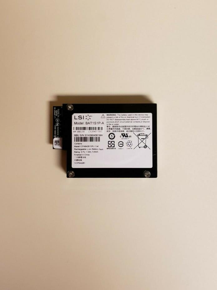LSI MegaRAID iBBU09 Battery BBU for LSI Raid Controller Cards