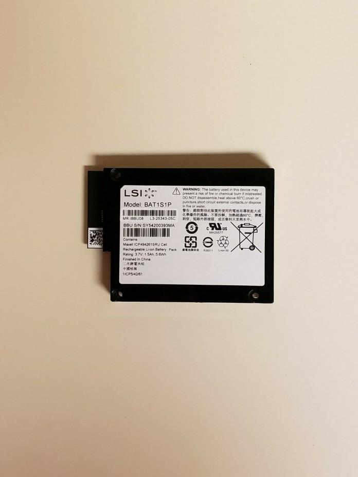 LSI MegaRAID iBBU08 Battery BBU for LSI Raid Controller Cards
