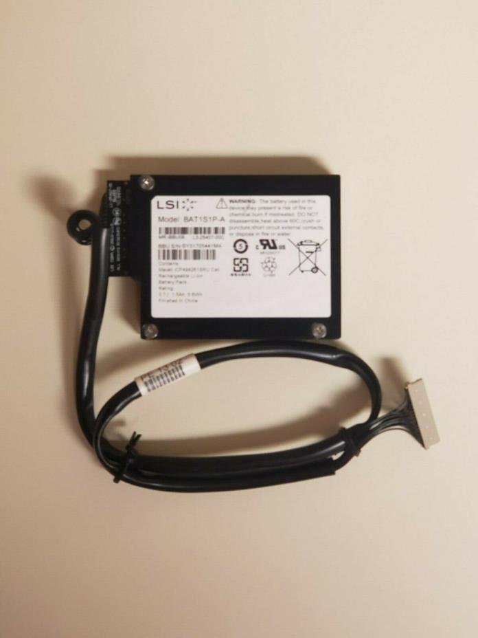 LSI iBBU09 LSI00279 BAT1S1P-A L3-25407 Raid Battery + Cable