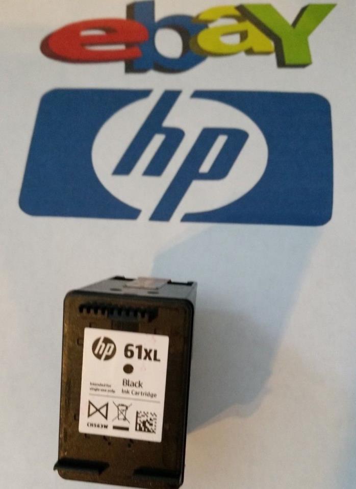 LOOK!!! GENUINE!! VIRGIN!! EMPTY!! HP #61XL BLACK INK CARTRIDGE -(FOR REFILL)