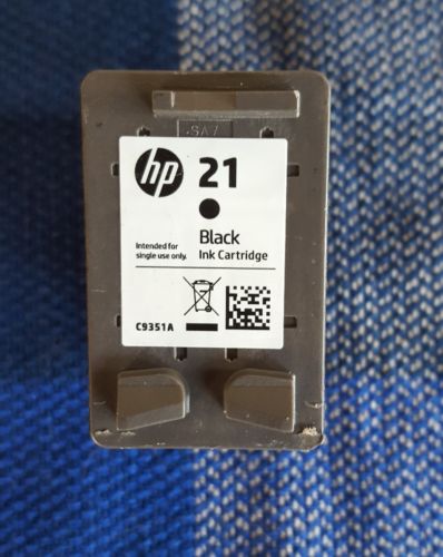 Single HP21 Black EMPTY Ink Cartridge C9351A No Box