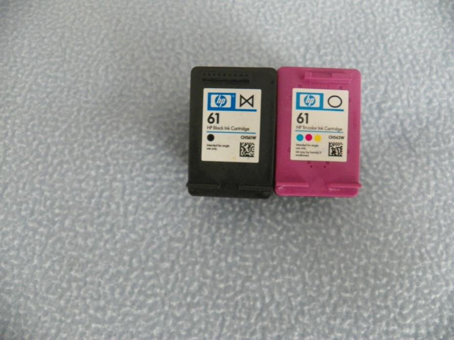 HP #61 empty Ink Cartridges 