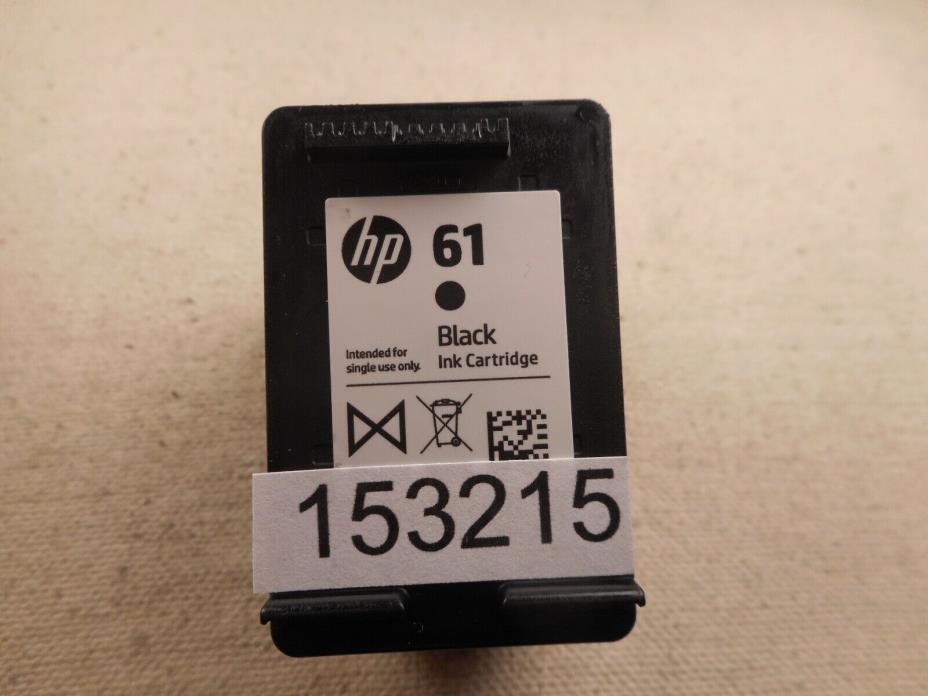 HP Empty Black Ink Cartridge Never Refilled # 61 - For Remanufacture - # 153215
