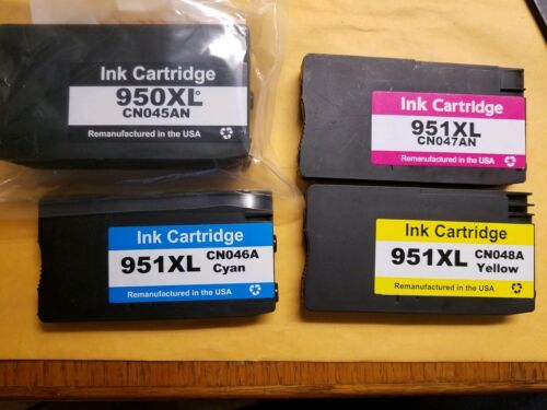New 950 xl Black Ink and 951 xl Color Ink Cartridges For HP Officejet