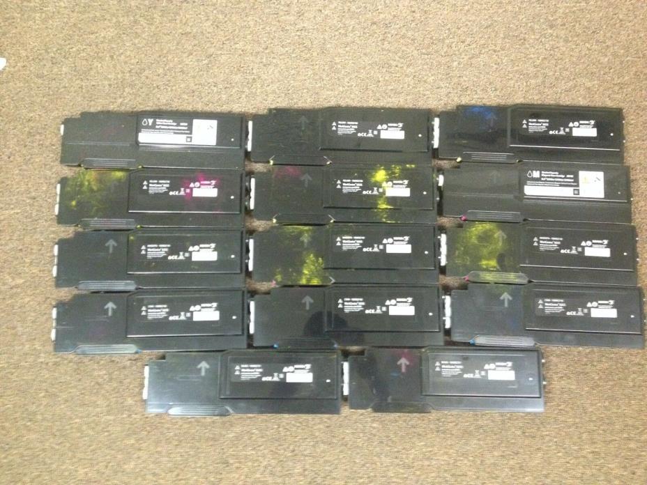 Lot 14 Empty Toner Cartridges Xerox WorkCentre 6655 Dell C3760 Black Color 10+