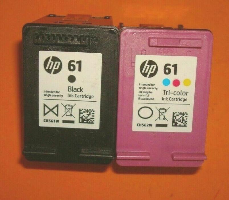 HP 61 - BLACK/TRI-COLOR - INK CARTRIDGES - VIRGIN - NEVER REFILLED