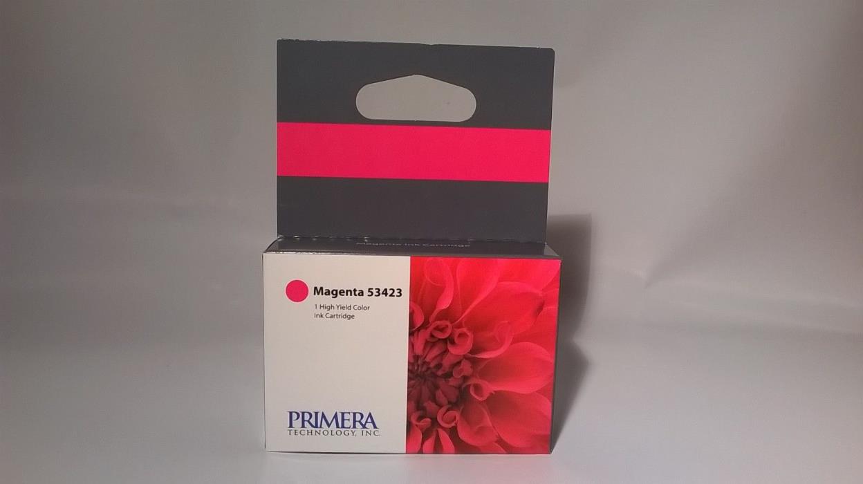 New Primera 53423 Magenta Color LX900 Ink Cartridge - LX 900 Free Shipping