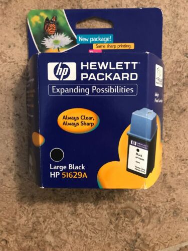 New Sealed HP Hewlett Packard 51629A Black Ink Cartridge