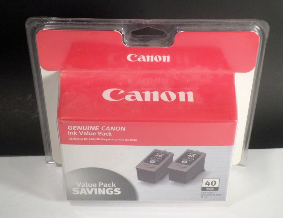 Genuine Canon 40 BLACK (VALUE-PACK)   NEW SEALED