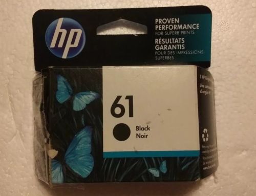 GENUINE SEALED HP 61 (CH561WN) BLACK INK CARTRIDGE.NEW IN BOX -  ReSealed