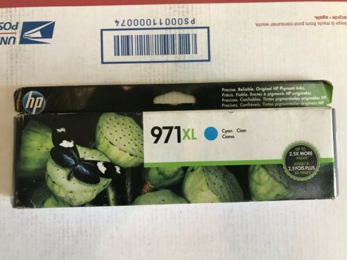 HP 971XL Cyan CN626AM Ink Cartridge Genuine New SEALED BOX. 05.2018