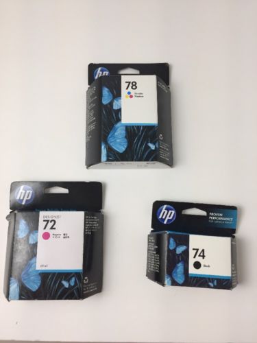 Genuine HP72 &74&78  Ink