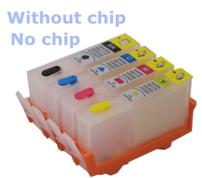 Refilable ink Cartridge 902 903 904 905 Without chip compatible with H-p Printer