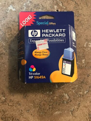 New In Box But Expired HP 49 Tri-Color 6 boxes
