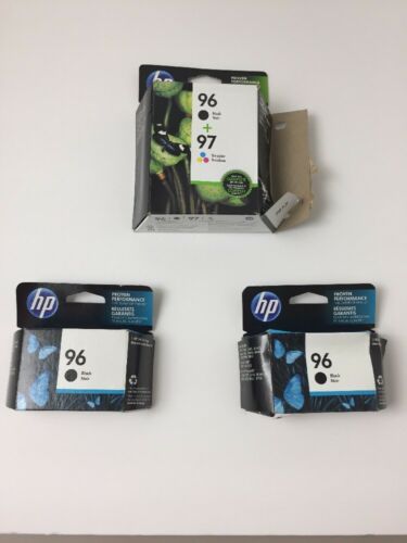 HP 96 Black & 97 Tri-color Original Ink  Cartridges
