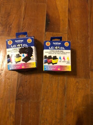 2-Brother LC-41CL 3 PIECE COLOR-PACK  04/2012 Lc41cl