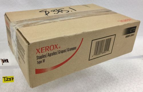 NEW GENUINE XEROX 008R13041 4 PACK STAPLE CARTRIDGE W/ WASTE CONTAINER XF, T237