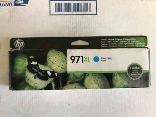 HP 971XL Cyan CN626AM Ink Cartridge Genuine New SEALED BOX. 04.2020
