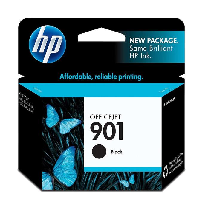 (CC653AN) HP 901 Black Original Ink Cartridge, Best Print Reliability, High Q...