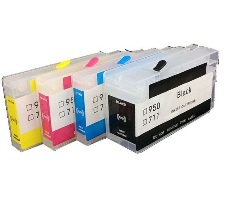 Refllable ink Cartridge 950 951952 953 954 Compatible for T120 T520 without chip
