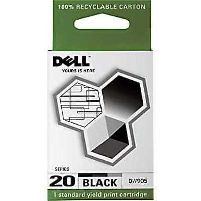 NEW Dell Series 20 Black Ink Cartridge DW905 Genuine