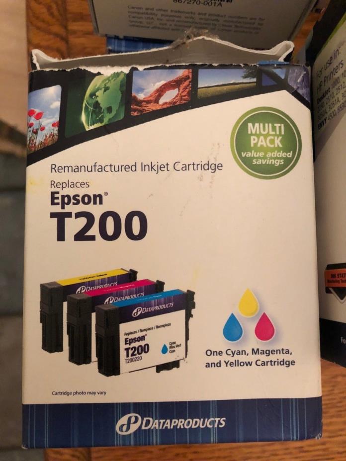 Dataproducts 4-Pack T200 Epson Ink Cartridge Black, Yellow, Cyan & Magenta CMYK