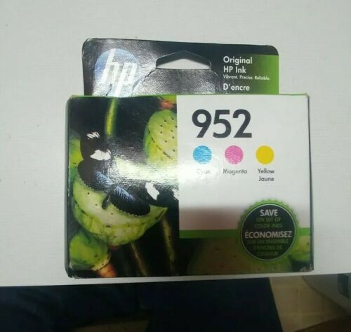 Genuine HP 952 3-Pack  Tri-Color Ink Cartridge Combo Pack (Exp. 2020)