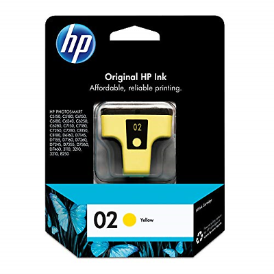 HP 02 Yellow Original Ink Cartridge C8773WN for HP Photosmart 3210 3310 C5180