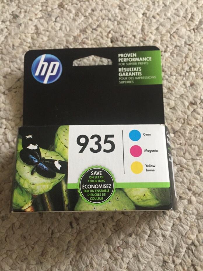 NEW HP 935 3-Pack Ink Cartridges (N9H65FN) Multi Colored Expires 2020