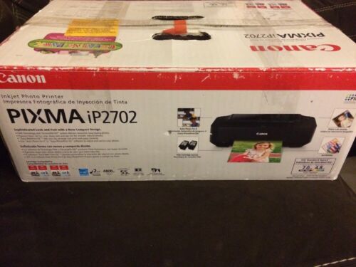 Canon PIXMA iP2702 Inkjet Photo Printer Hardly Used. All Software And Cables