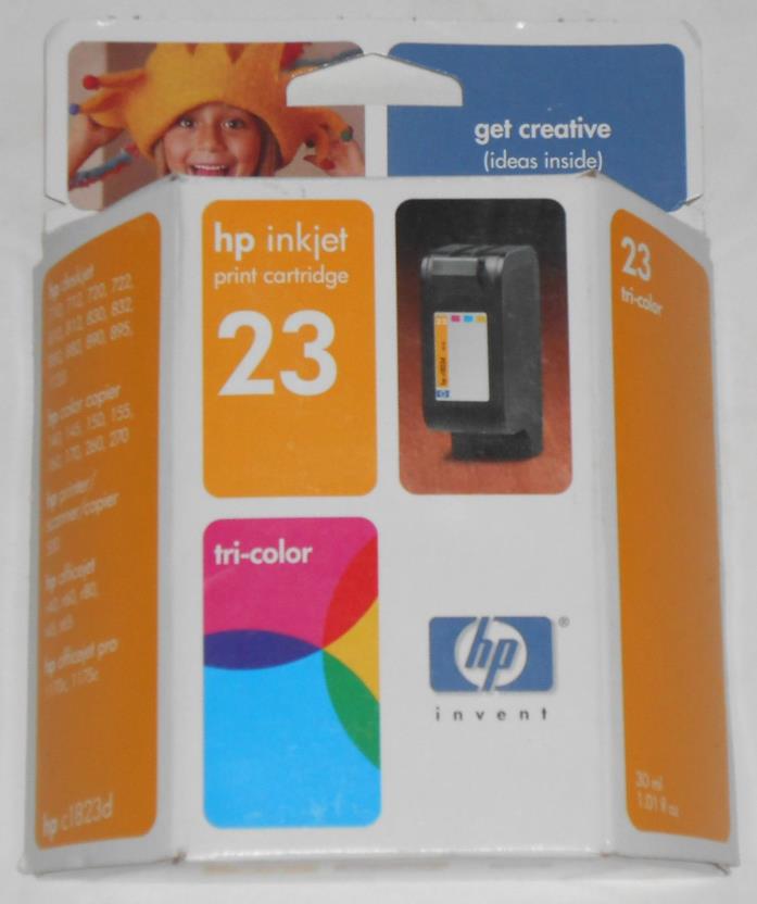 HP Genuine 23 Tri-Color InkJet Print Cartridge NEW SEALED Expire NOV 2004