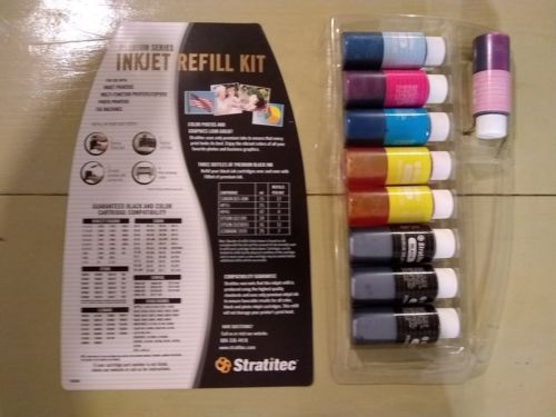 Stratitec Premium Series Black & Color Inkjet Refill Kit