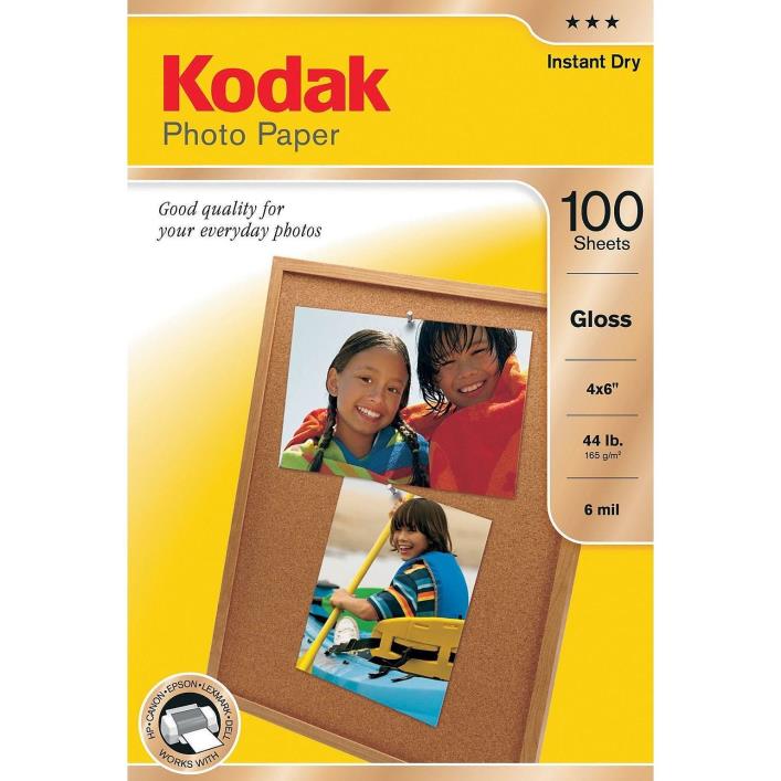 NEW SEALED Kodak Photo Paper 100 sheets 4