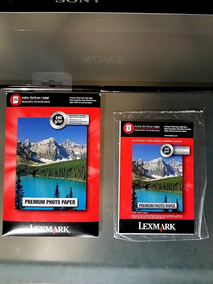 Sealed! LEXMARK 23 Sheets 4